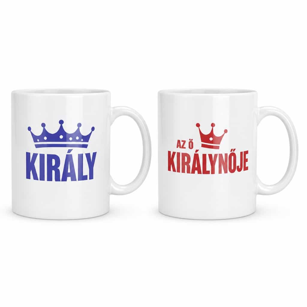 Páros bögre király és királynője