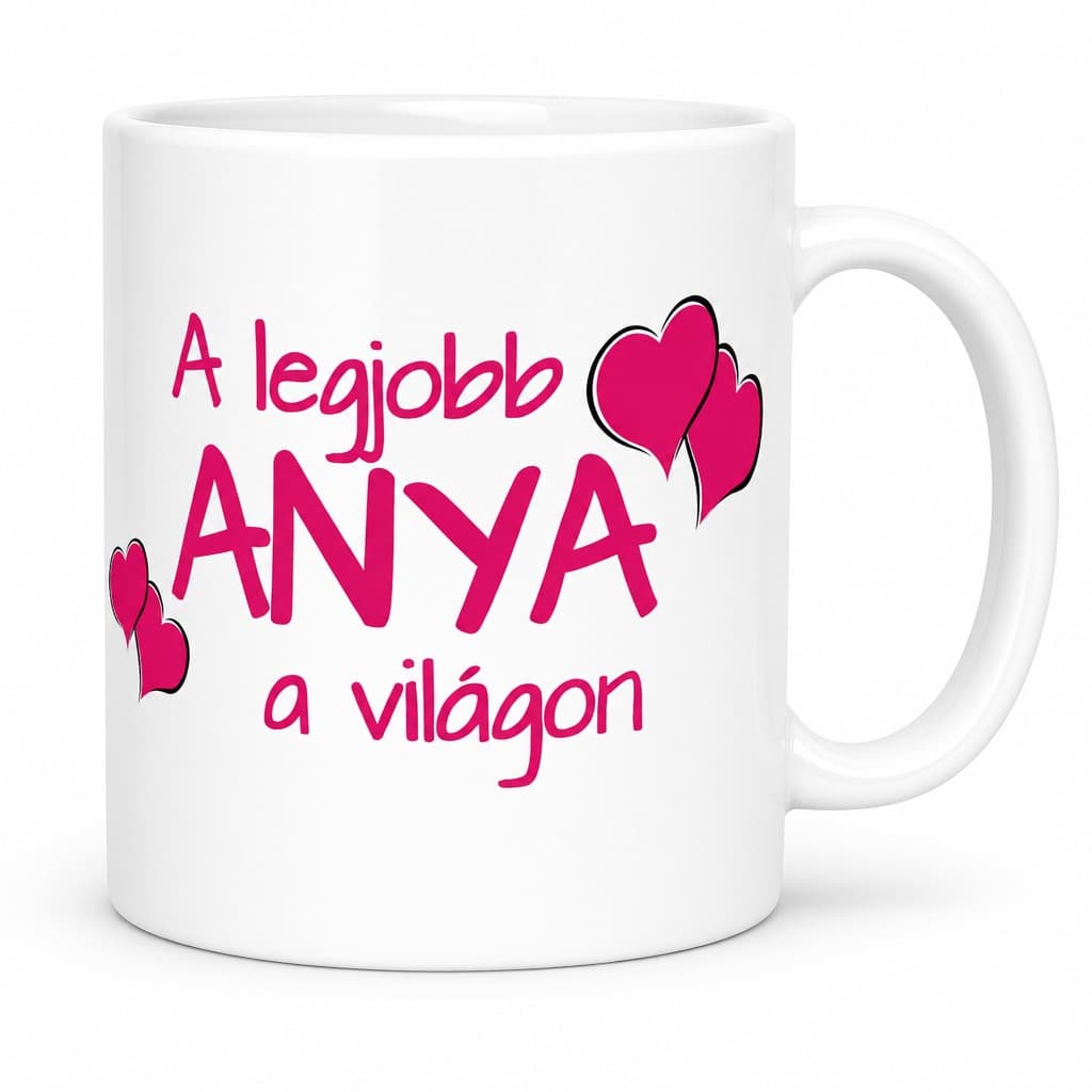 Vicces bögre a legjobb a világon egyedi felirattal
