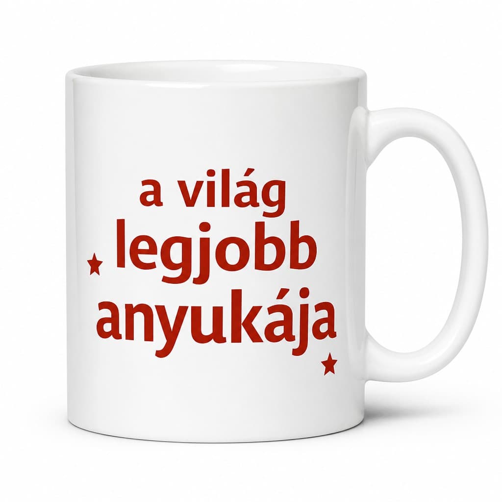 Vicces bögre a világ legjobb egyedi névvel