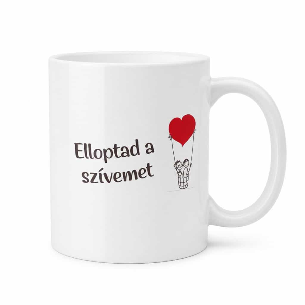 Vicces bögre Elloptad a szívemet