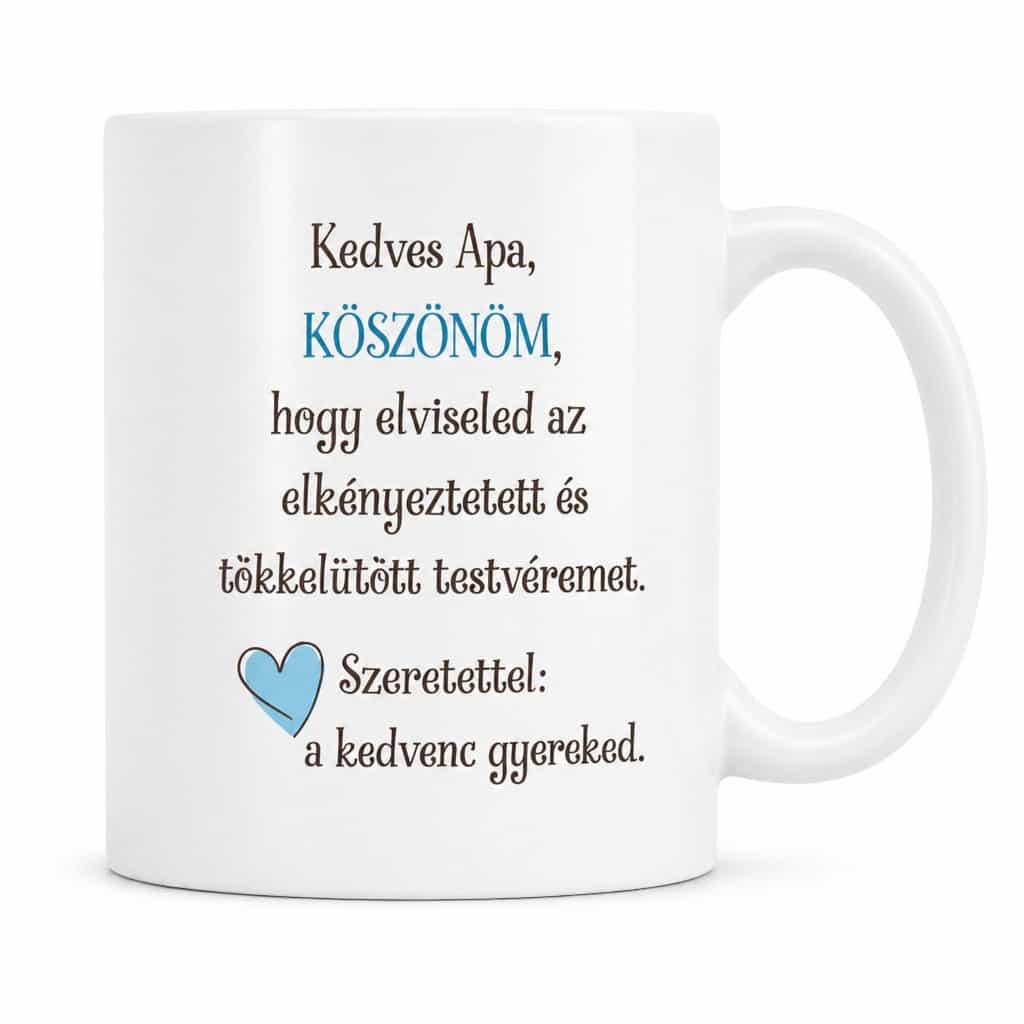 Vicces bögre kedvenc gyerek apának