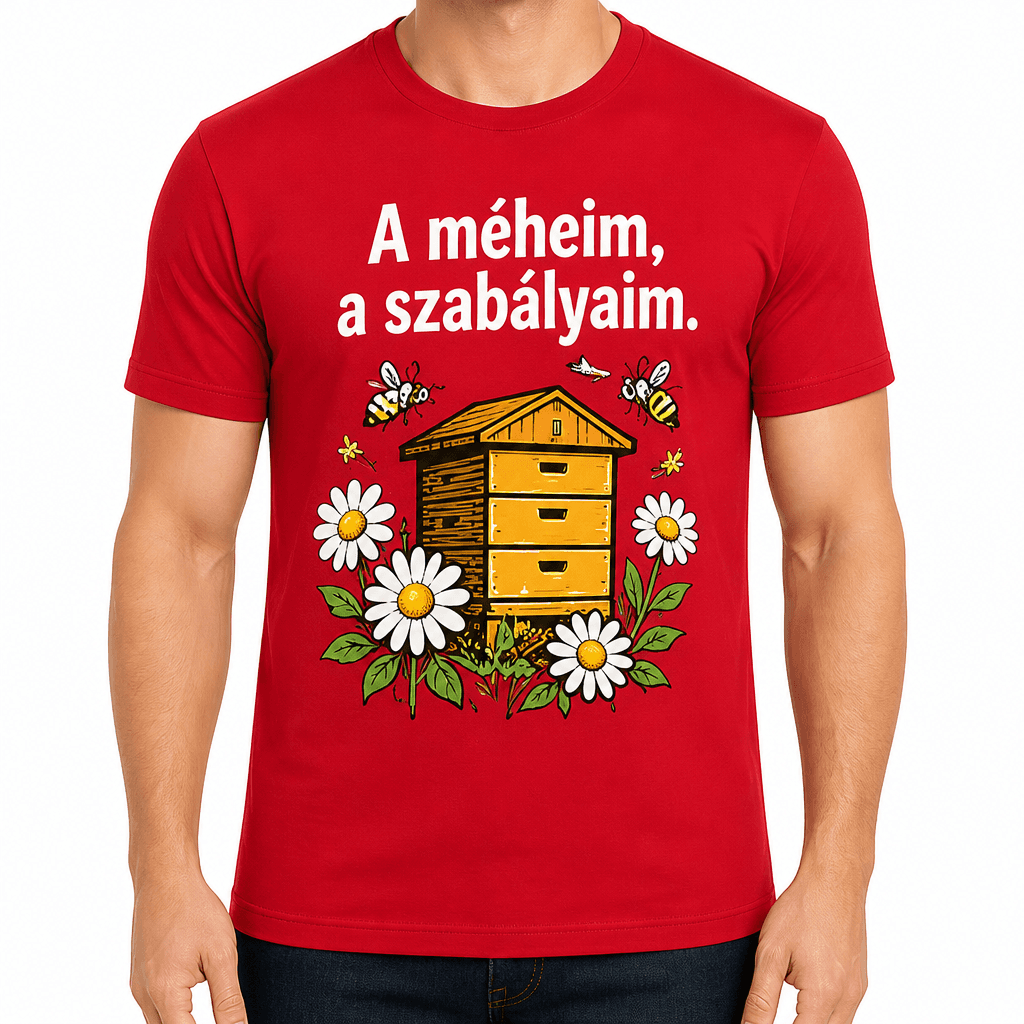 Méhész póló – A méheim, a szabályaim.