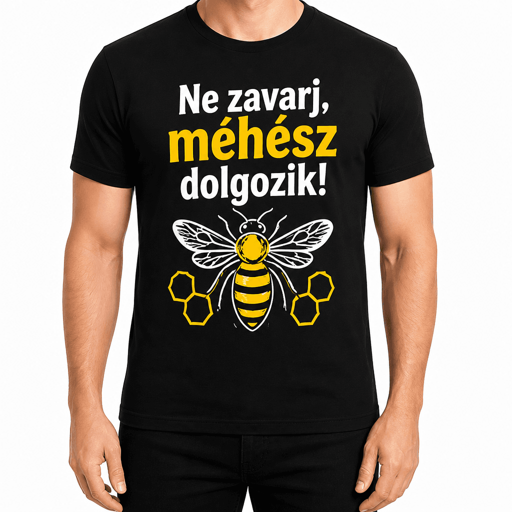 Méhész póló – Ne zavarj, méhész dolgozik!