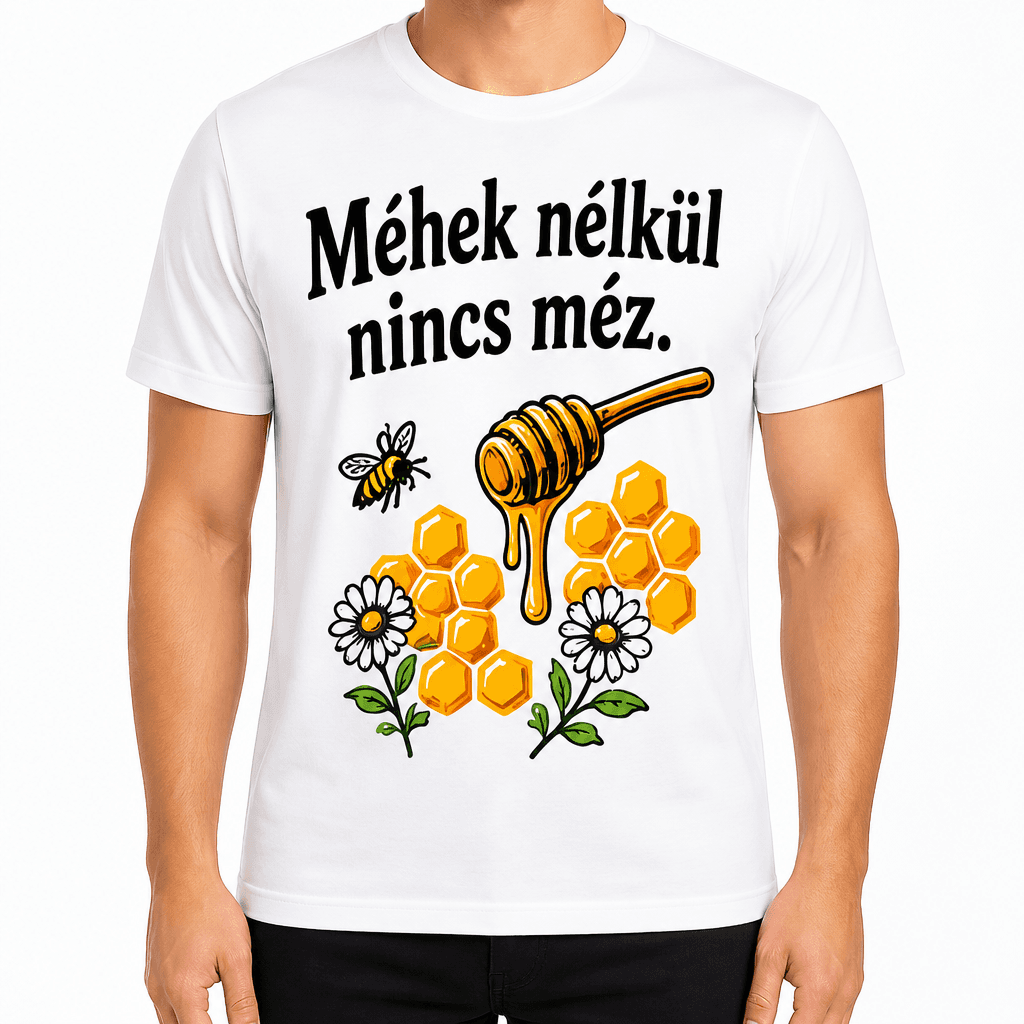 Méhész póló – Méhek nélkül nincs méz.