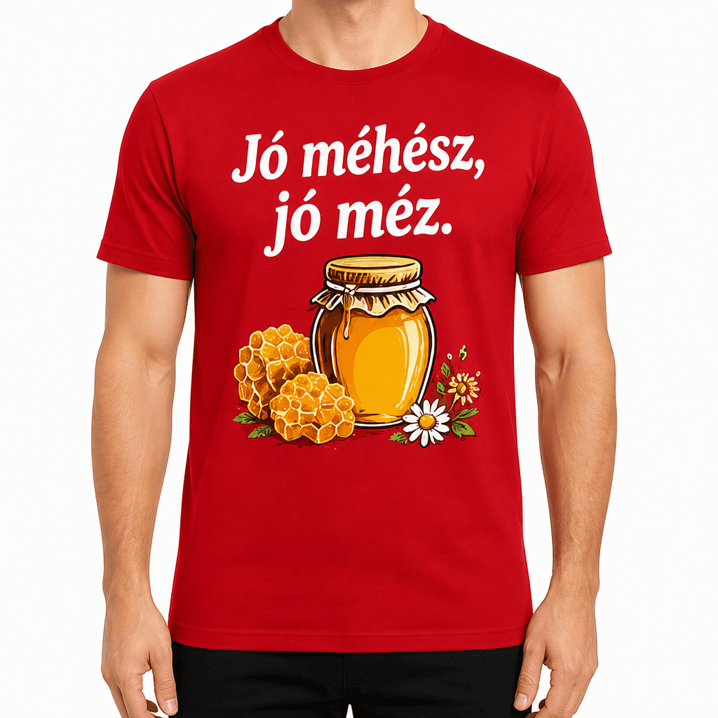 Méhész póló – Jó méhész, jó méz.