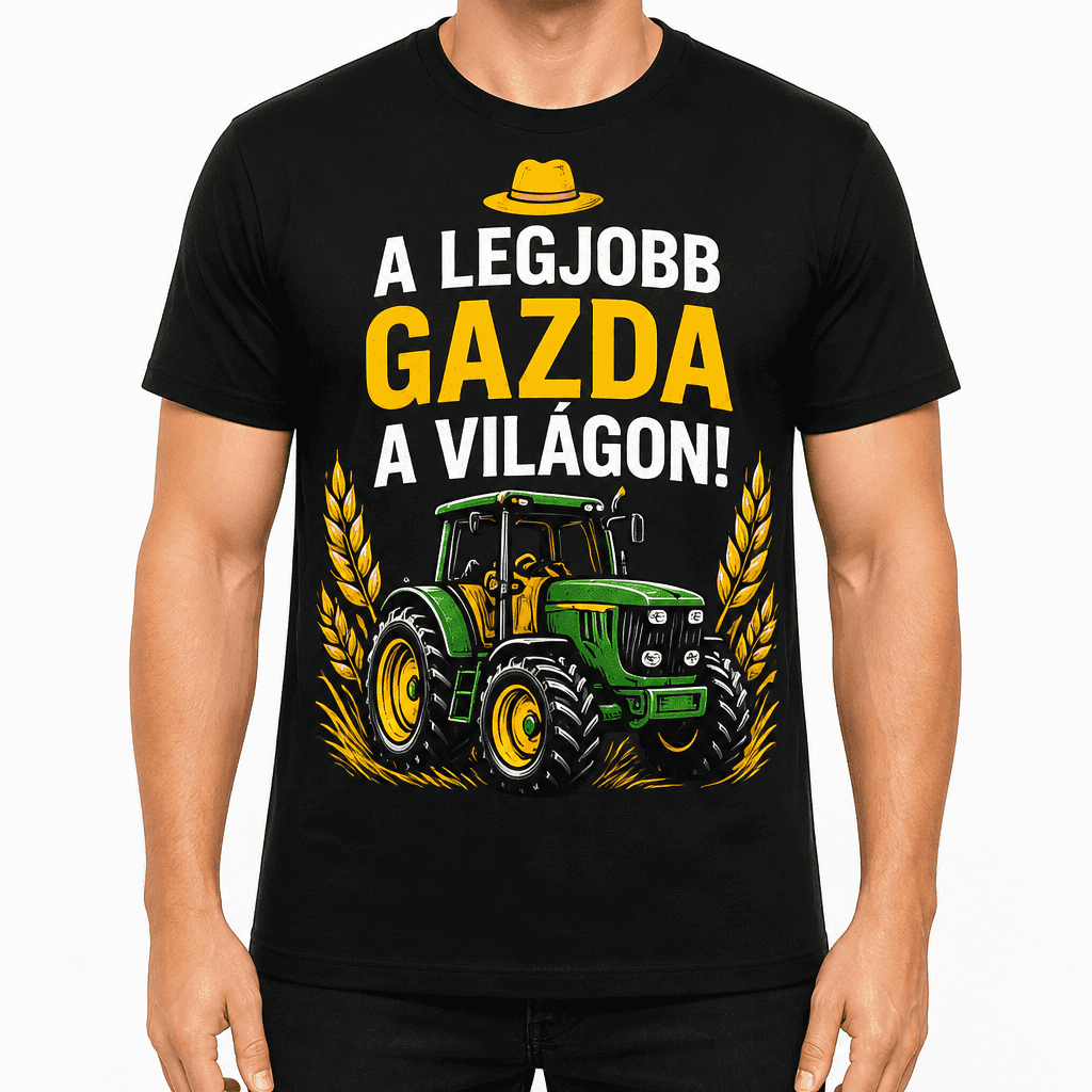 Gazda póló – A LEGJOBB GAZDA A VILÁGON!