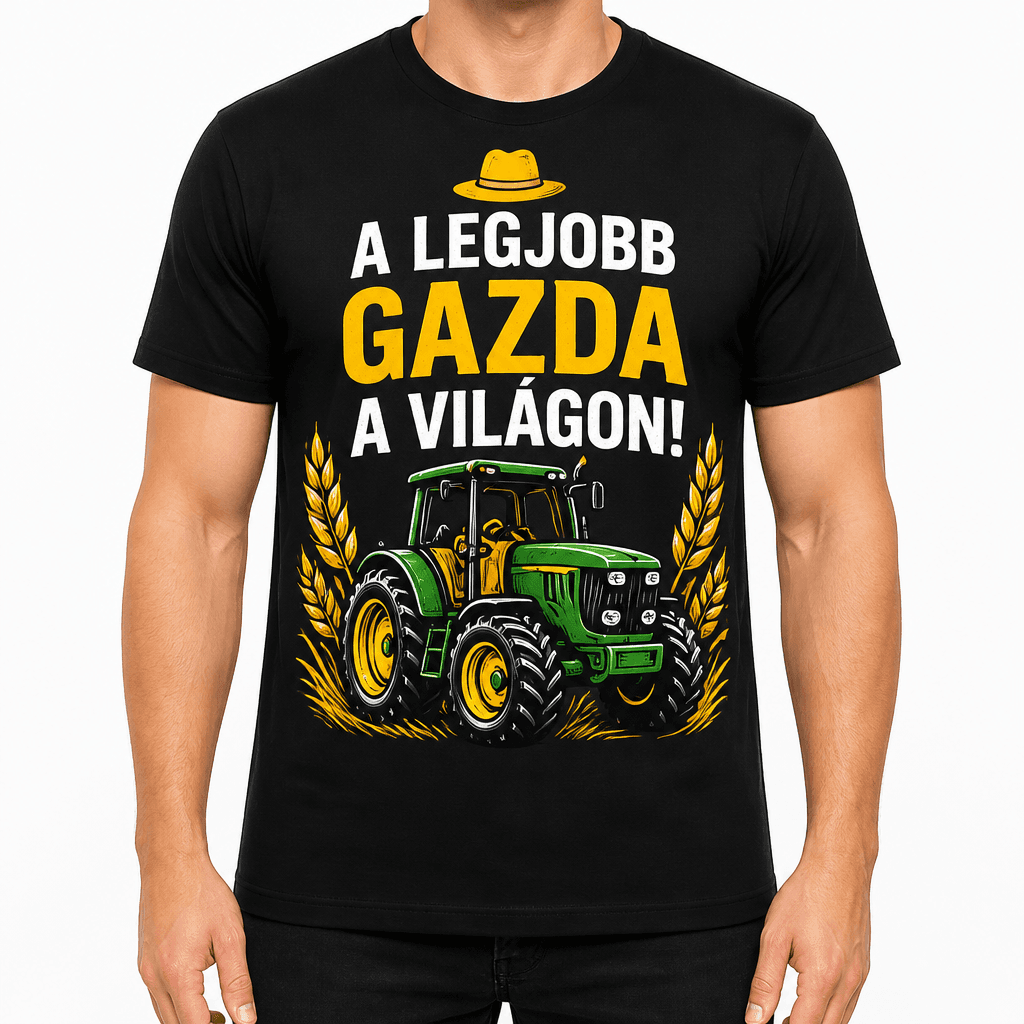 Gazda póló – A LEGJOBB GAZDA A VILÁGON!