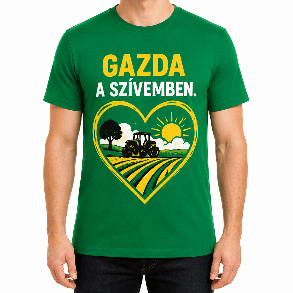 Gazda póló – GAZDA A SZÍVEMBEN.