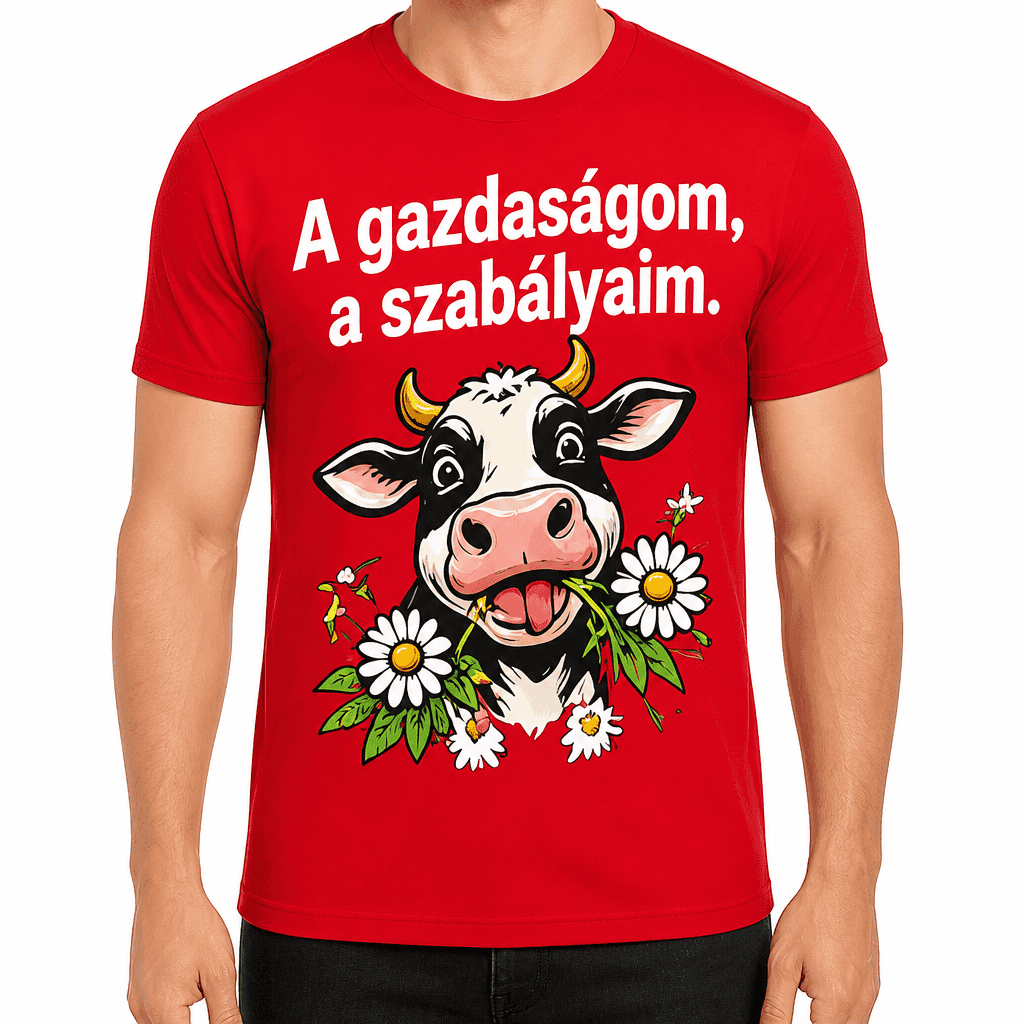Gazda póló – A gazdaságom, a szabályaim.
