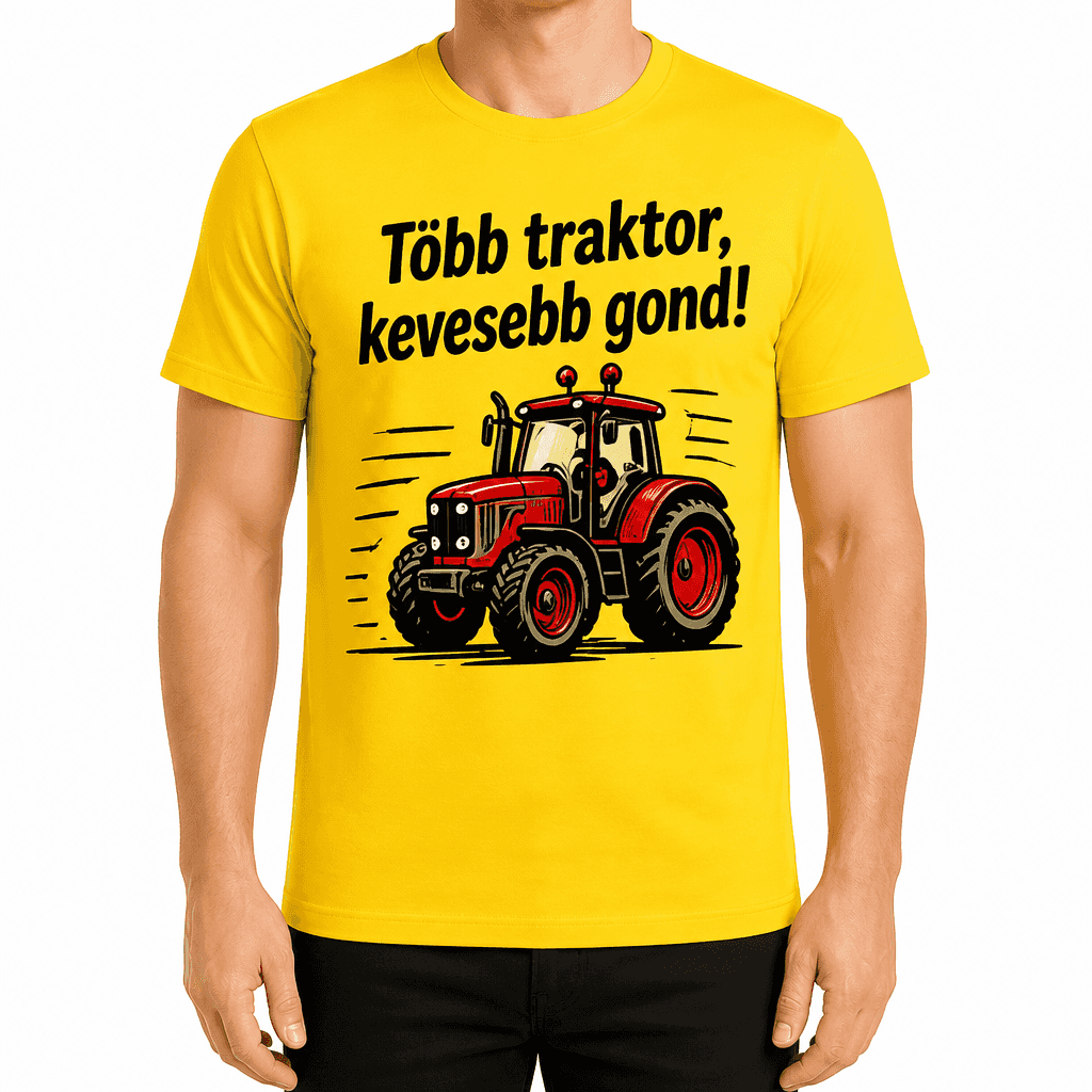 Gazda póló – Több traktor, kevesebb gond!