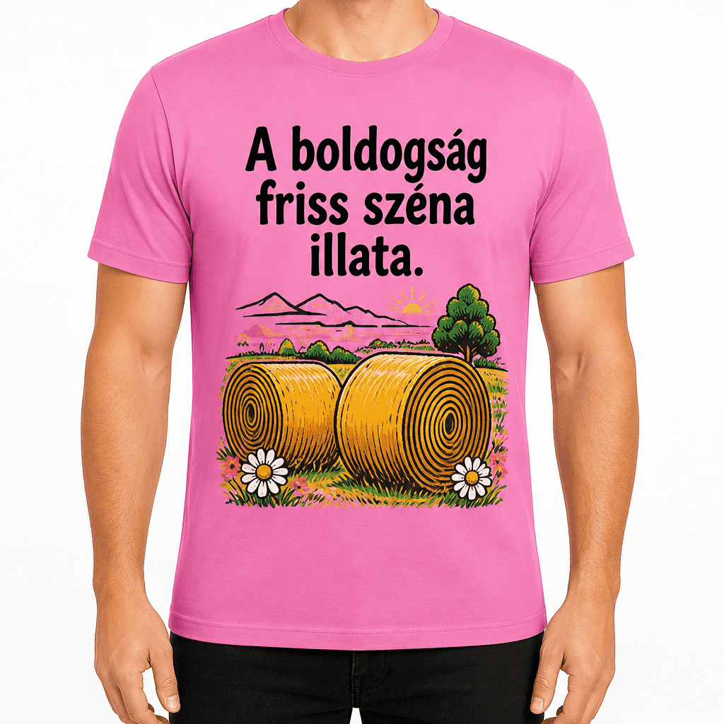 Gazda póló – A boldogság friss széna illata.