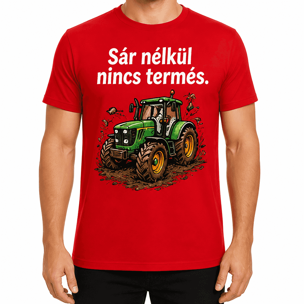 Gazda póló – Sár nélkül nincs termés.