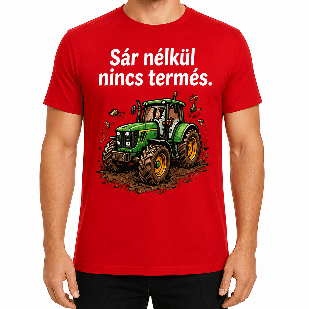 Gazda póló – Sár nélkül nincs termés.
