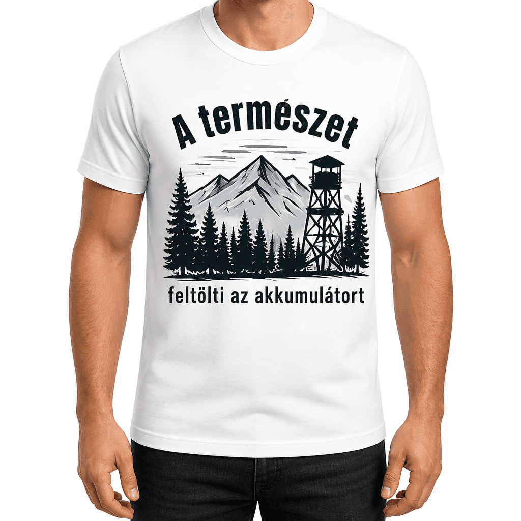Vadász póló – A természet feltölti az akkumulátort
