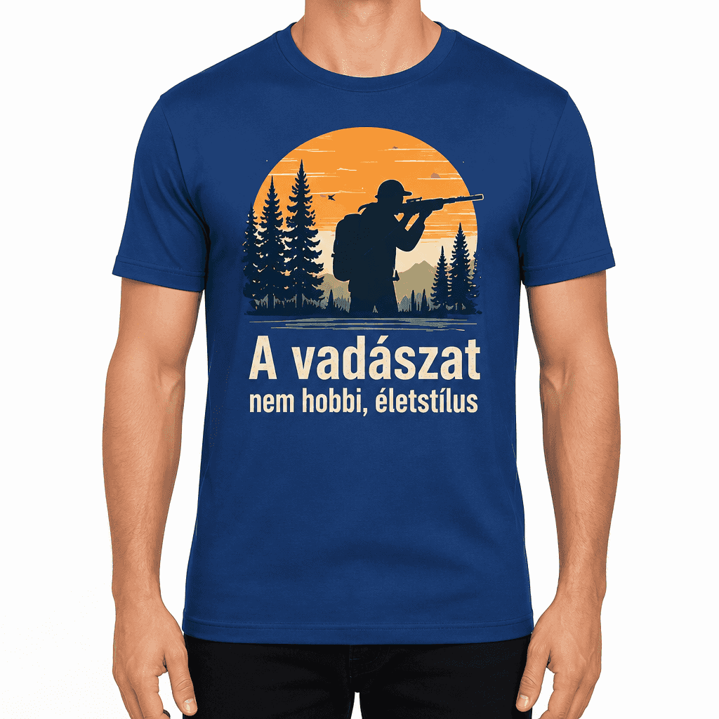 Vadász póló – A vadászat nem hobbi, életstílus