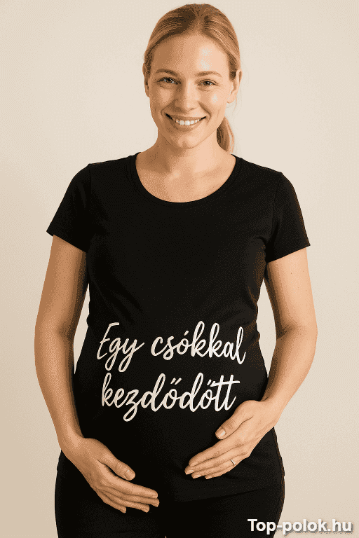 Kismama póló egy csókkal kezdődött