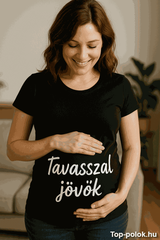 Kismama póló tavasszal jövök
