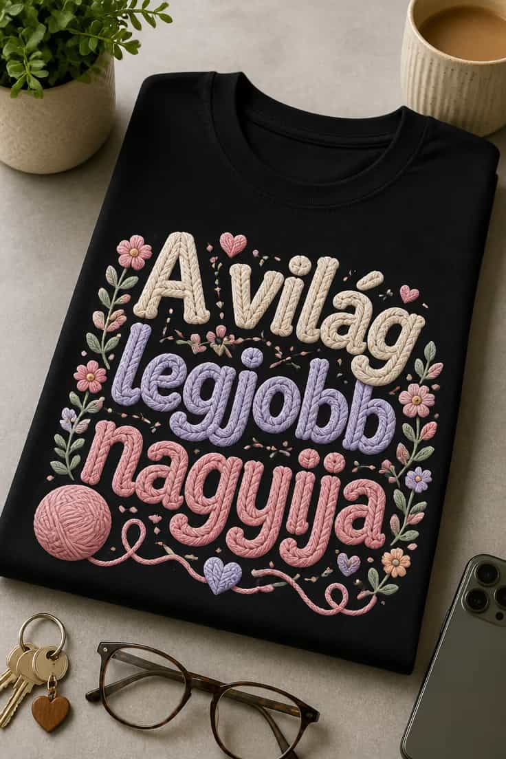 Nagymama póló – A világ legjobb nagyija