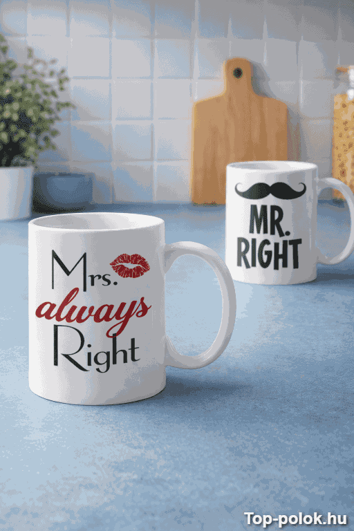 Páros bögre Mr és Mrs Right