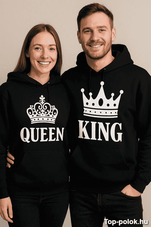 Páros pulóver King Queen