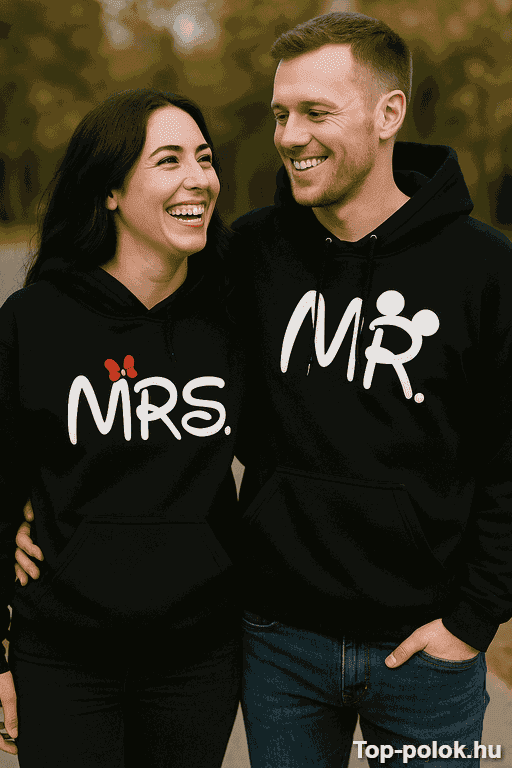 Páros pulóver Mr és Mrs