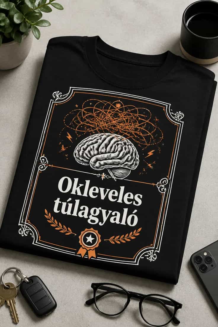 Túlagyalós póló – Okleveles túlagyaló