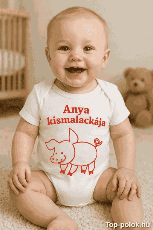 Vicces baba body Anya kismalackája