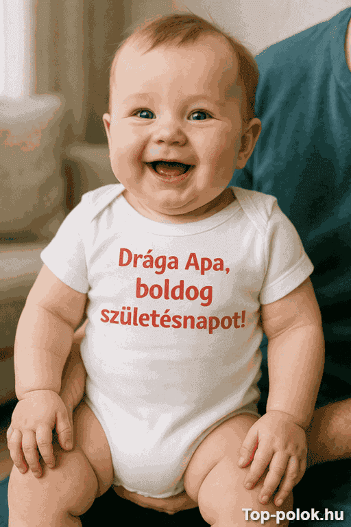 Vicces baba body boldog születésnapot egyedi felirattal