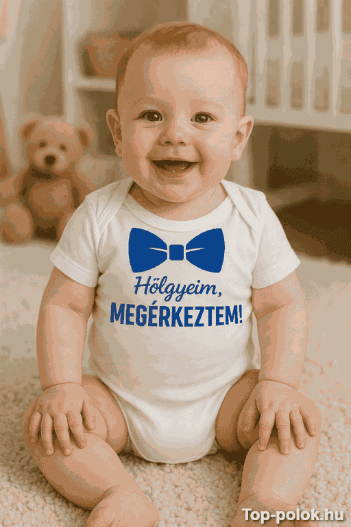 Vicces baba body Hölgyeim megérkeztem