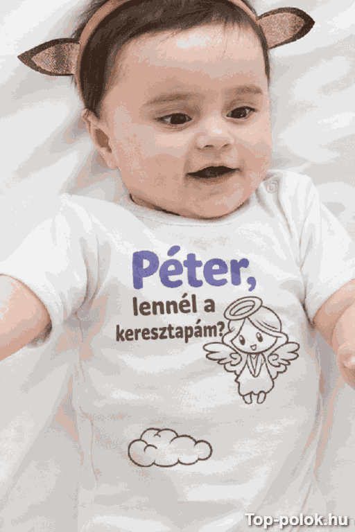 Vicces baba body lennél a keresztapám egyedi névvel