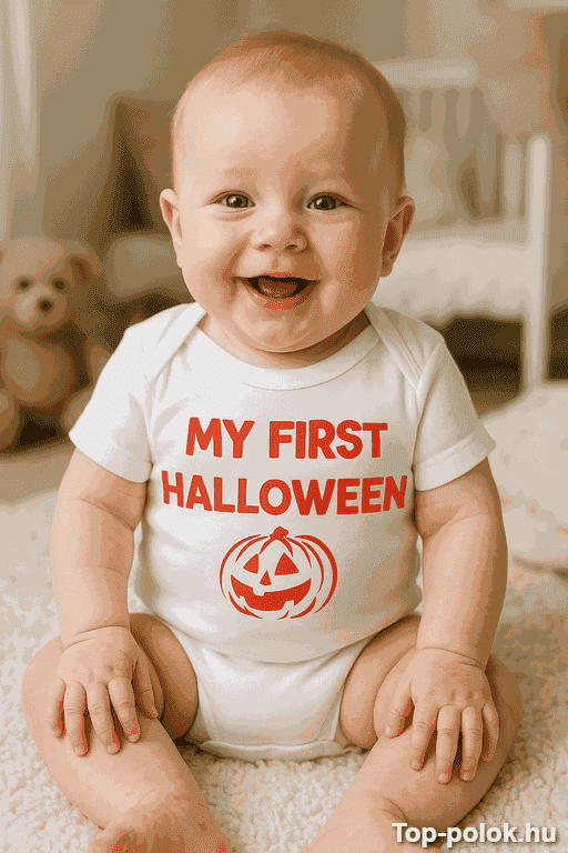 Vicces baba body My first Halloween