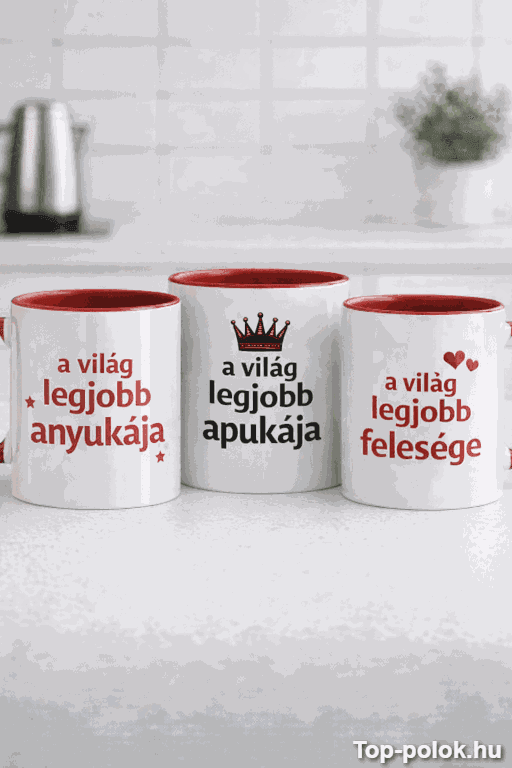 Vicces bögre a világ legjobb egyedi névvel