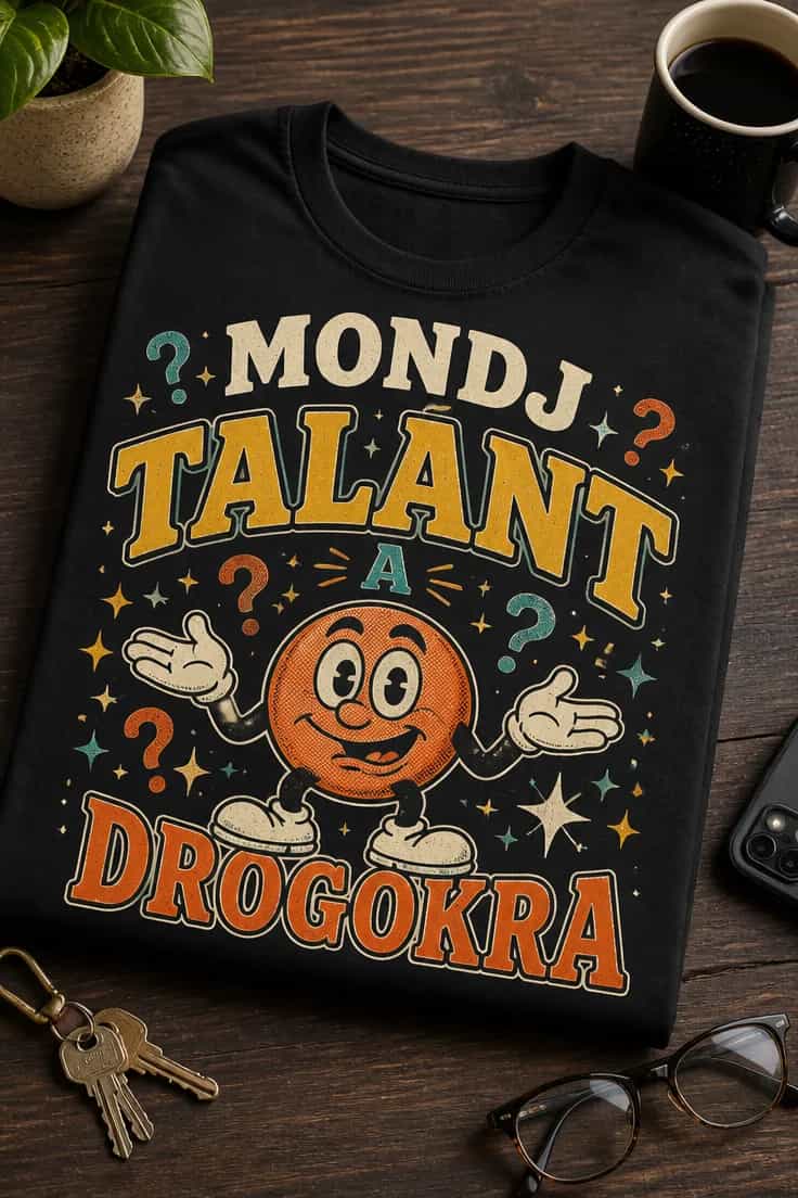 Vicces feliratos póló – MONDJ TALÁNT A DROGOKRA