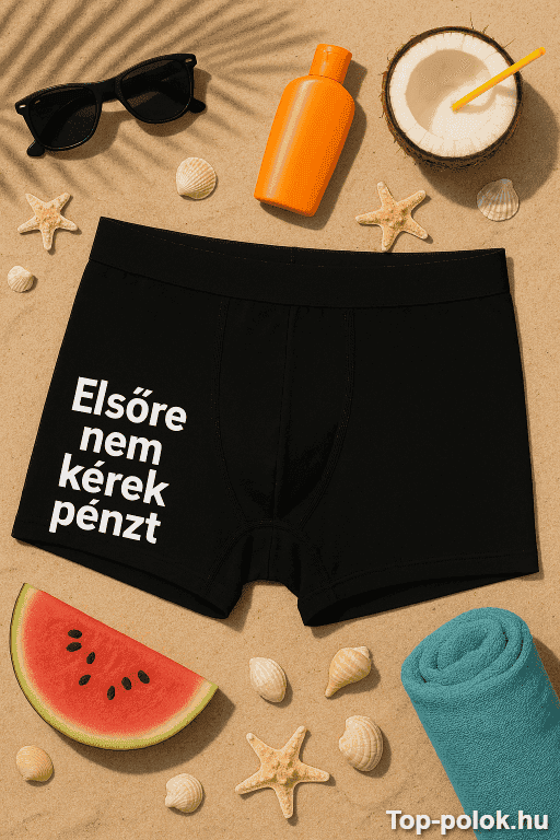 Vicces férfi alsó Elsőre nem kérek pénzt