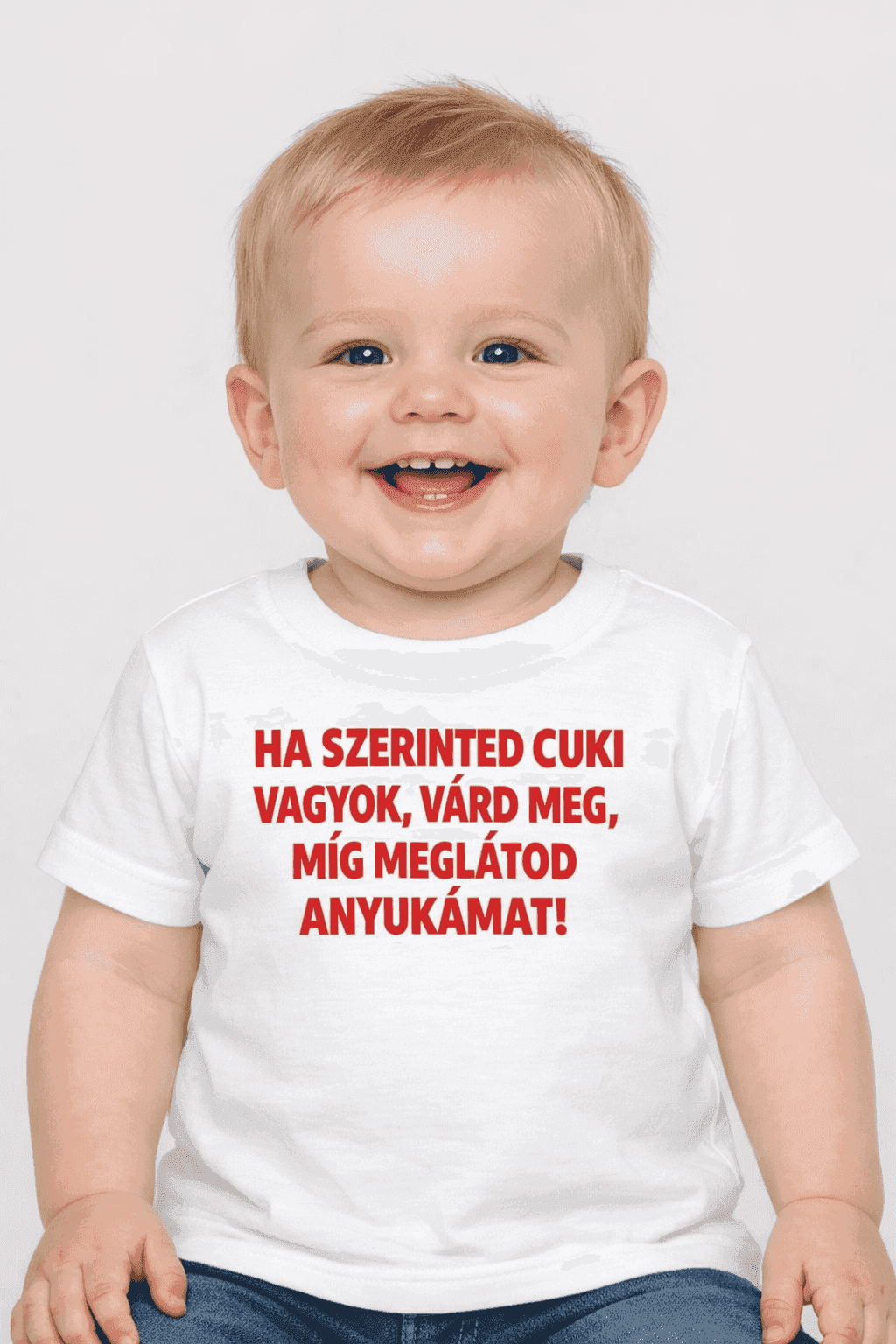 Vicces gyerek póló cuki anyuka