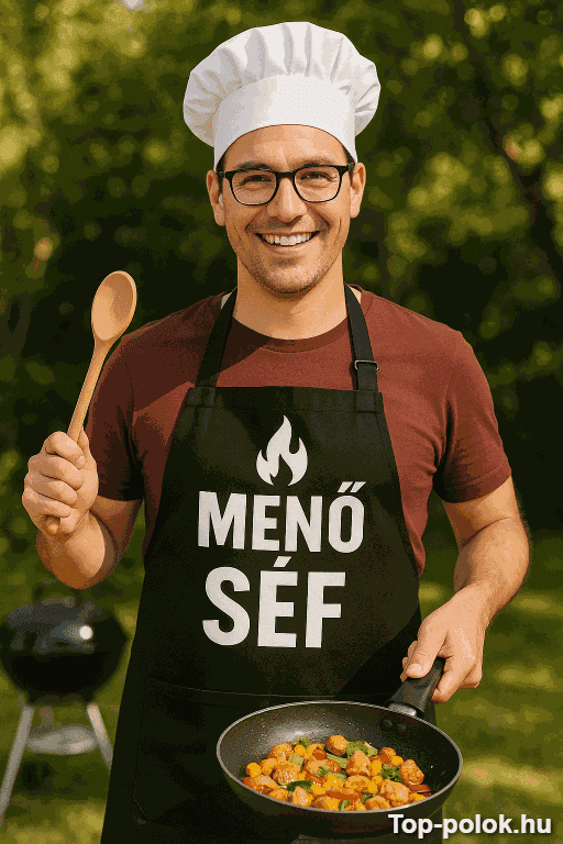 Vicces kötény menő séf