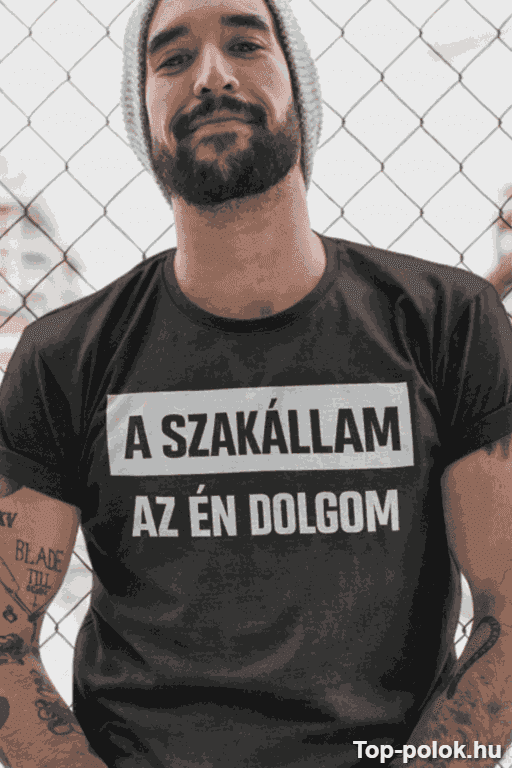 Vicces póló a szakállam az én dolgom