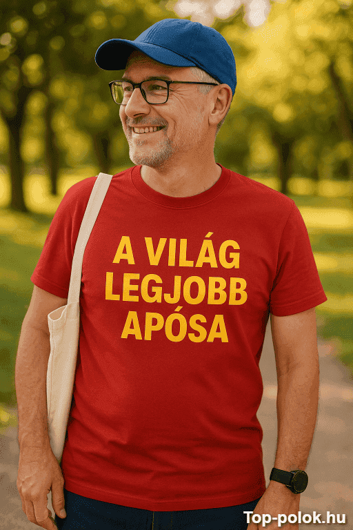 Vicces póló a világ legjobb apósa