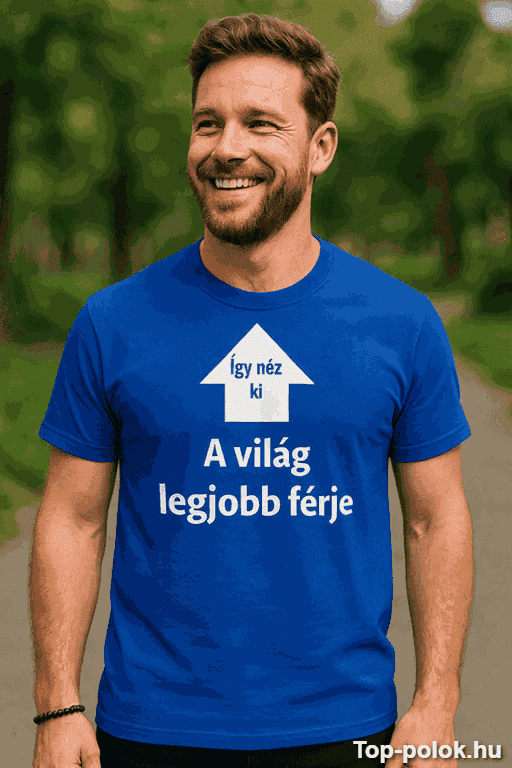 Vicces póló a világ legjobb férje