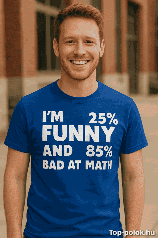 Vicces póló bad at math