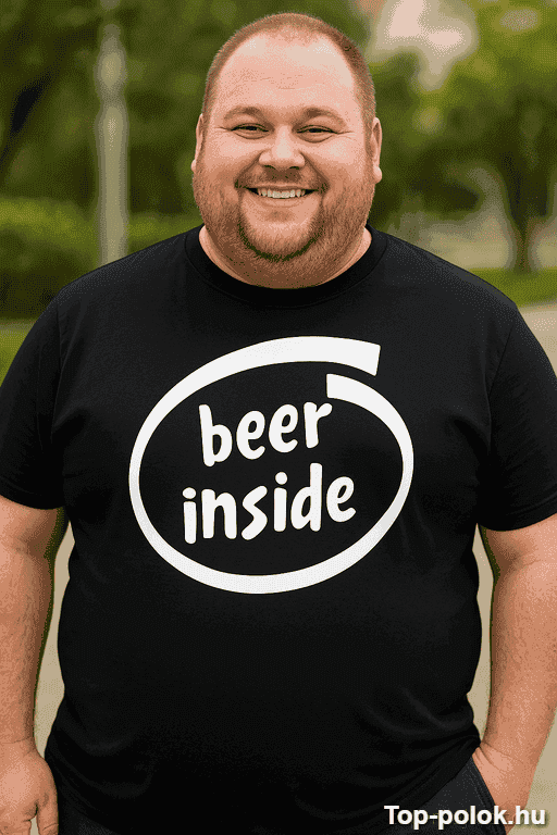 Vicces póló Beer inside