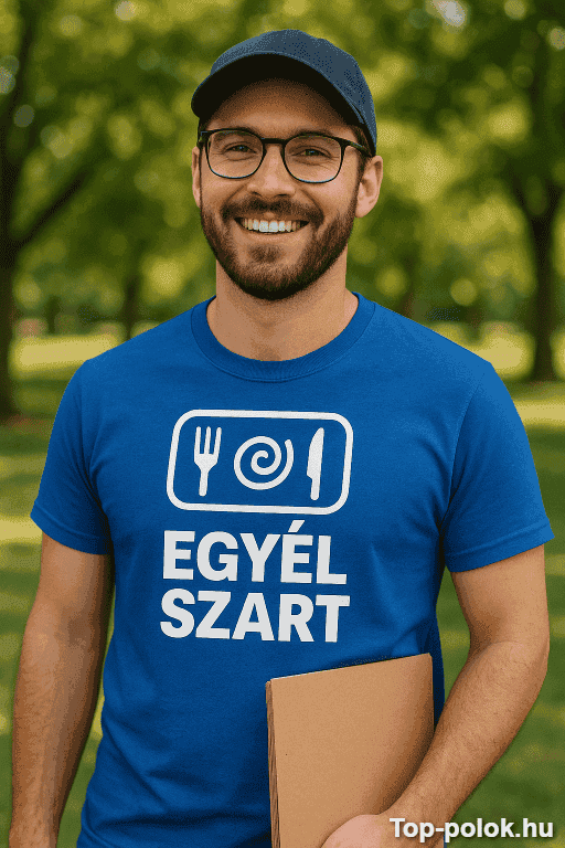 Vicces póló egyél szart