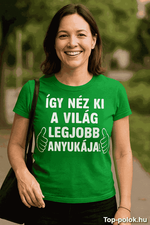 Vicces póló így néz ki a legjobb anyuka