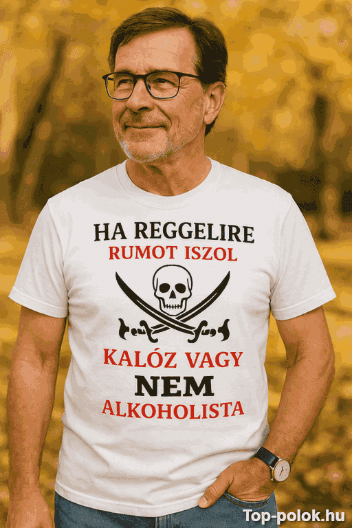 Vicces póló kalóz nem alkoholista