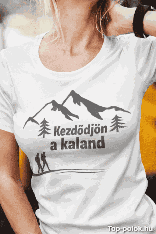 Vicces póló kezdődjön a kaland