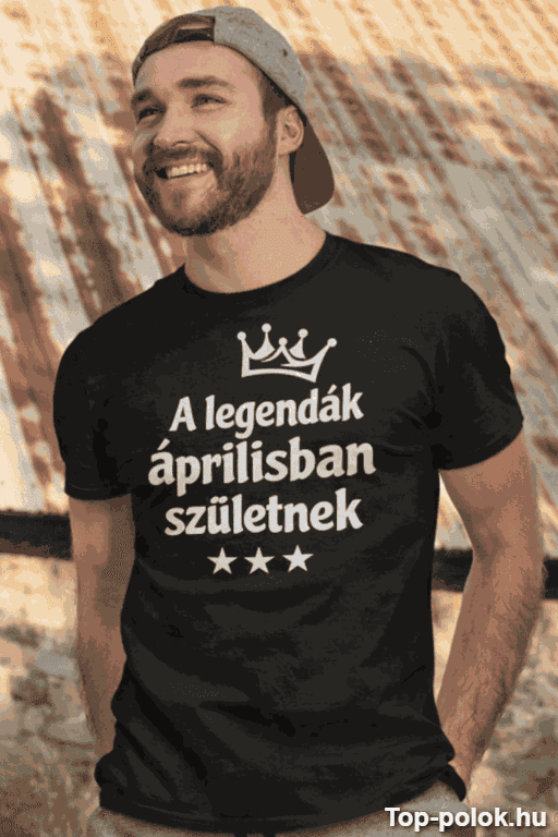 Vicces póló legendák születnek egyedi hónappal