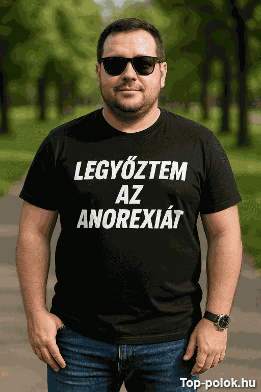 Vicces póló legyőztem az anorexiát