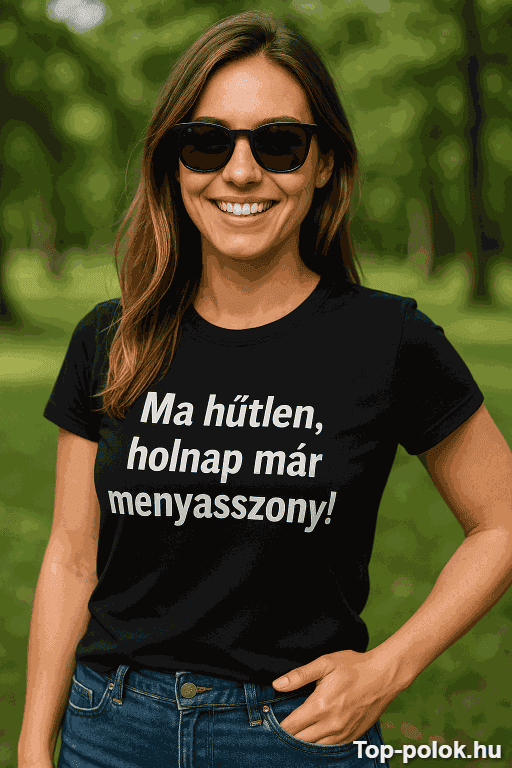 Vicces póló ma hűtlen holnap már menyasszony
