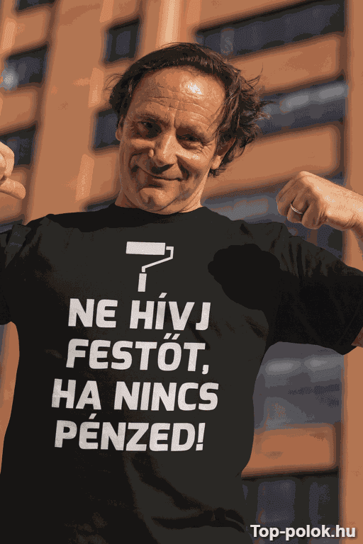 Vicces póló ne hívj festőt ha nincs pénzed
