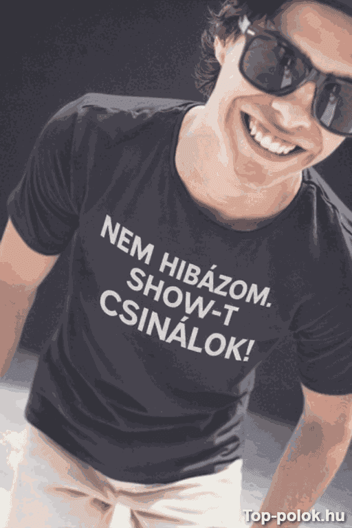 Vicces póló nem hibázom